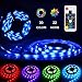 Produktbild LED Strip 5M, Zknen® LED Licht Streifen RGB 150LEDs Selbstklebend, Fernbedienung Led Stripes Lichtband Leiste Band Beleuchtung mit 20 Farben 22 Beleuchtungsmodi RF Fernbedienung