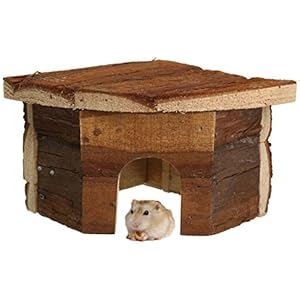 bureze Holz Wärmer Eckhaus für Hamster Igel Mäuse