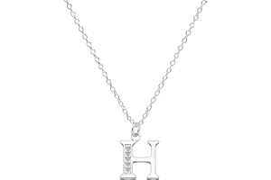 Kraven S925 Silver Initial Necklace Charm Choker, Dainty Cubic Zirconia Letter Dainty Necklaces Jewelry Birthday Gifts for Women Girls