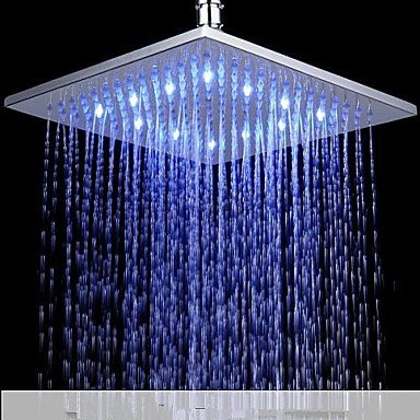 Preisvergleich Produktbild Regendusche Zeitgenössisch LED Messing Chrom