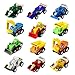 Produktbild Mini Spielzeugauto Fahrzeuge Modell Lkw Bagger Bulldozer Rennwagen Spielen für Kinder,12 Pcs