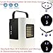 Produktbild Mobiles Klimageräte Air Cooler mit Wasserkühlung Zimmer Raumentfeuchter Mini Klimaanlage ohne Abluftschlauch für Büro, Hotel, Garage, 3 Kühlstufen - 7 Stimmungslichter (Tragbares Weiß)