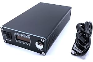 CAIONPLE Universal 1,8MHz-30MHz ATU-100 ATU-100M 100W QRP Auto Tuner+SWR-MäTare 2 i 1 för HF-Radio USDX G1M FT-818 817