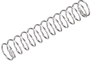 TOP-VIGOR 5Pcs Compression Spring, 18mm OD,1.6mm Wire Size,100mm Free Length Dual Extended Durable Dual Hook Tension Spring for Furniture Screen Doors Repair Projects