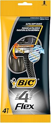Bic - Bic Flex 4 - Rasoir 4 Lames - Pochette x 4 - Lot de 2
