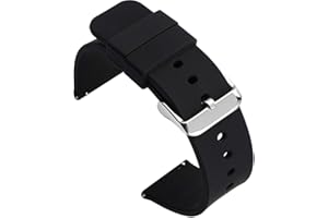 Shieranlee quickfit Strap Bracelet en Silicone de Remplacement Compatible avec 12MM 14MM 16MM 18MM 19MM 20MM 21mm 22MM 24MM Watchband Watch Strap