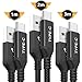 Produktbild USB Typ C Kabel AKOADA [3 Pack 1M 2M 3M] Nylon Ladekabel für Samsung Galaxy S10 S9 S8 Plus,Note 9 8,A3 A5 2017,LG G5 G6 V20,HTC 10 U11,Sony Xperia XZ Xa1, Huawei Honor 8 9, P20 Lite P10 usw (schwarz)