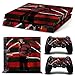 Produktbild Playstation 4 + 2 Controller Aufkleber Schutzfolie Set - Freedy Krüger /PS4