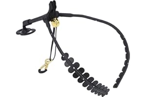 GENERIC Saxophone Strap, Double Shoulder Neck Strap, Adjustable Saxophone Strap for Kids, Teenagers, Ergonomically Designed Child Friendly, Alto Tenor Saxophone Shoulder Strap for Teens Musicians