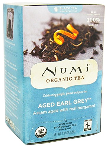 Numi Organic Teas, 1.27 oz, Aged Earl Grey; 18 bags