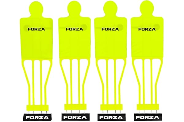 FORZA Lot de 4 mannequins à coup franc | Tissu polyester de qualité supérieure – Compatible avec les mannequins Senior, Elite HD et Airflow