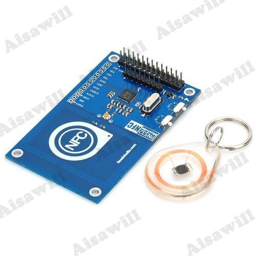 Asiawill 13.56MHz PN532 On-board Antenna NFC / RFID Module with Smart Card for Arduino / Compatible with Raspberry Pi
