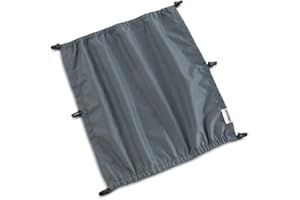 Croozer, Croozer Sun Cover Double Graphite Blue, Parasole, Red, Unisex-Adult