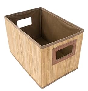Bambus-Aufbewahrungsbox 30x20x20cm Faltbox Utensilienbox Badkorb