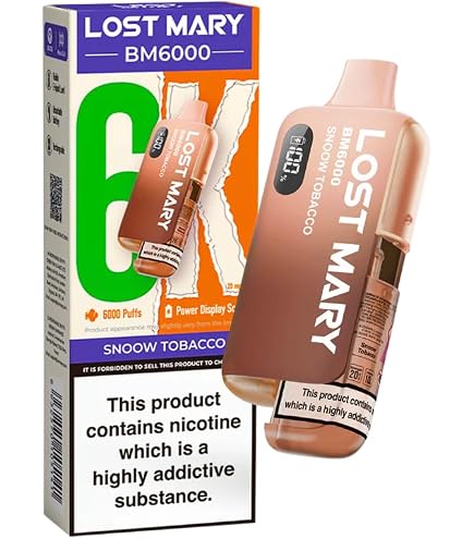 LOST MARY BM6000, Menthol, inhale Activated And Rechargeable, Refillable  Vape, 6K Clear Puffs,Nicotine Free, 2% n-salt, Pack Of 1: Amazon.co.uk:  Health & Personal Care