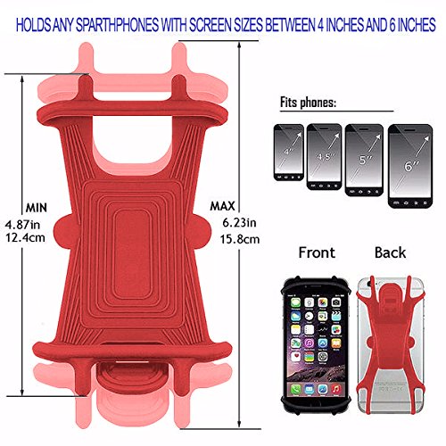 Fahrrad Handyhalterung mit Break-Free Design - Verstellbarer Smartphone-Halter - Universelle Halterung fÃ¼r jedes Telefon mit 10-15 Cm-Display, geeignet fÃ¼r FahrrÃ¤der, MotorrÃ¤der, Roller &  Kinderwagen
