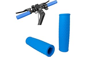 Gleamydot Poignées de trotinette Electrique Adulte ergonomiques en Caoutchouc antidérapant pour Xiaomi Mijia M365 1S Essential Pro 2 Escooter Scooter 3 Accessoires ((Bleu)
