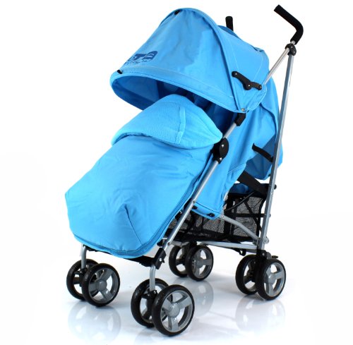 Zeta Vooom - Ocean (Complete Plain) FREE Raincover, Footmuff, Headhugger
