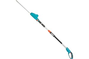 Gardena Cortasetos telescópico a batería THS 42/18V P4A sin batería: cortasetos de hasta 3 m de alcance, 42 cm de longitud de espada, cabezal de corte flexible (14732-55)