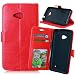 Produktbild Nancen Nokia Microsoft Lumia 640 / N640 (5,0 Zoll) Lederhülle Neu Style Acht Farbe Weich PU Flip Case Ledertasche / Schutz Etui, Einfach Vintage Kollektion Karten Slot Foto Wallet Hülle Handy Tasche Zubehör