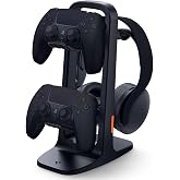 Spigen Oyun Kolu & Kulaklık Standı/Kablo D&uuml;zenleyici Gamer Masa&uuml;st&uuml; Kontrolc&uuml; Organizer Siyah - AMP07412 (Spigen TR Garantili