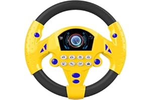 LQKYWNA Volant Jouet Enfants Développer la Simulation Jouet Éducatif Enfants Jouets Voiture pour Améliorer Le Mouvement du Corps et Le développement Musculaire de l'enfant (A)