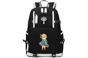 WANHONGYUE The Legend of Zelda Game Backpack Student Schoolbag Laptop Book Bag Rucksack Casual Dayback
