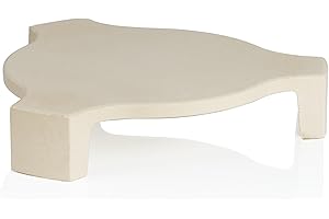 BBQ-Toro Déflecteur de pierre 24-34 cm pour pizza, convient pour gril en céramique Kamado de 39 cm | Déflecteur pour basse température