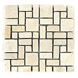 baldosas interior precios Piedra natural azulejos/piedra de mármol azulejos/mosaico/mármol crema