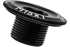 SANMUM 1 Piece Bike Crankset Arm Bolt Aluminum Alloy Bicycle Crank Arm Screws Crank Fixing Bolt Axis Nut Cover Replacement