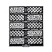 DDLBiz® Stamping Tool Nail Art Template Stickers Stamp Stencil Guide Tips (LS009)