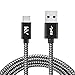 Produktbild USB Typ C Kabel (3M Space Grau) Amazer Tec USB C Datenkabel auf USB 3.0 Nylon Umflochtenes Ladekabel für Galaxy S9/S9 Plus/S8 S8 Plus, Note 8, Huawei P20 Pro/P10/Mate 10, Lumia 950xl/950, Nexus 5x/6p, HTC 10/u11/LG G6/G5 usw