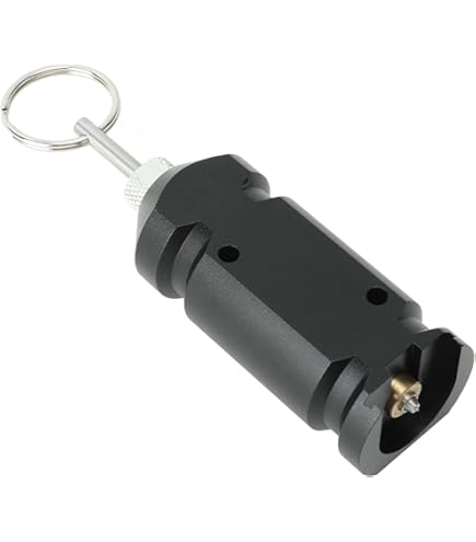 cimsfcor 2 Packs Perimeter Trip Alarm, 360° Coverage, 12 Gauge Aluminum Alloy, Small Tripwire Activated, Camp Safe, Outdoor Security