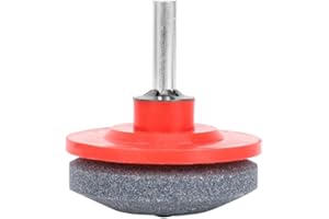 Oniissy Klingenschärfer, professionelles Schleifen Schnellerer Rasenmäher Schärfer Garten Industriewerkzeug zum Schärfen von Rasenklingen Bohrklingen und Mähen-red