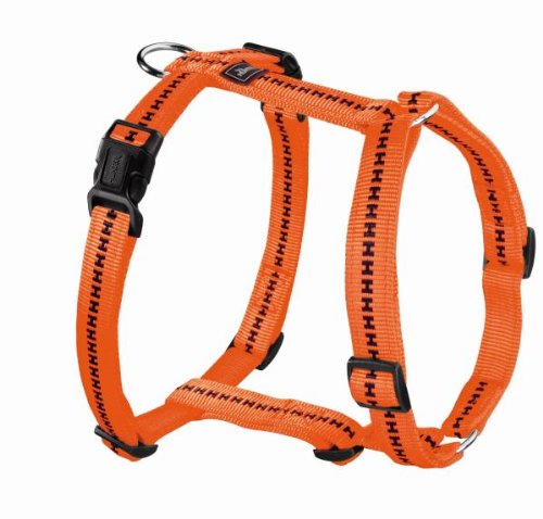 Preisvergleich Produktbild Hunter Hundegeschirr Power Grip Vario Rapid, S, orange, Nylon