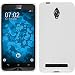 Produktbild PhoneNatic Case für Asus Zenfone Go (ZC500TG) Hülle Silikon weiß S-Style Cover Zenfone Go (ZC500TG) Tasche + 2 Schutzfolien