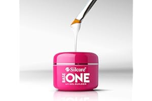 BEAUTY SPACE NAILS Silcare - 100g MAXI FORMATO - Gel Uv costruttore MilkShake bianco lattiginoso, gel ricostruzione unghie media densità autolivellante non ingiallisce e non brucia