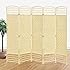 Bambus Paravent | 4-teiliger Raumteiler | 179cm Höhe