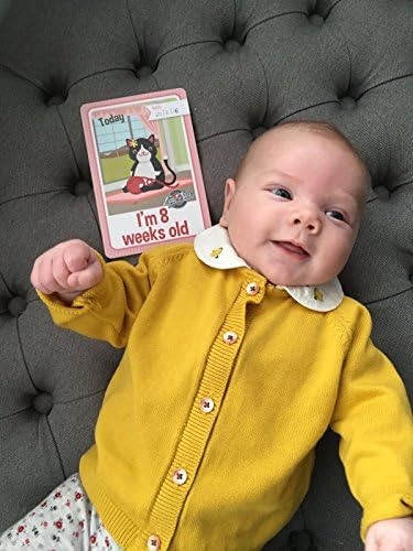 First Year (Baby Girl) Little Star Share Cards - Milestone / Development Cards