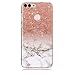 Price comparison product image SsHhUu Enjoy 7S 2017 Case, Ultra Slim [Marble Pattern] Soft Rubber TPU Skin Case Bumper Silicone Gel Anti-Scratch Cover for Huawei Enjoy 7S / Huawei P smart 2017 (5.65" Rose Gold/Gold White