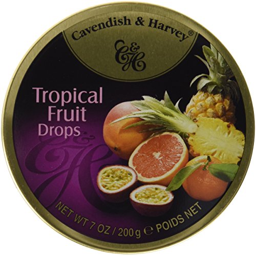 Cavendish Caramelos con Sabor a Frutas Tropicales, 200 gr