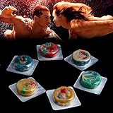 Lots 6pcs Adult Condoms Latex Sensitive Dotted Massage Ribbed Dotted Stimulate (2)
