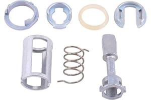 QIILU Kit De RéParation De Verrouillage De Porte 7Pcs Kit De RéParation De Verrouillage De Porte Avant Gauche Droite PièCes De Rechange Pour Mk4 MéTal