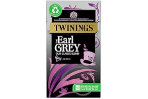 Twinings - Thé Earl Grey - lot de 4 boîtes de 50 sachets de thé