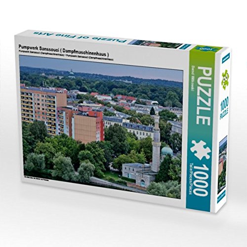 Preisvergleich Produktbild Pumpwerk Sanssouci (Dampfmaschinenhaus) 1000 Teile Puzzle Quer