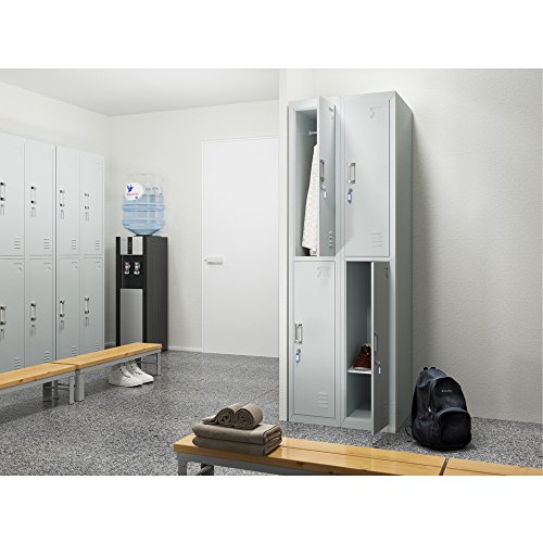 Schließfachschrank Spind Wertfach Metall Schrank Metallspind Umkleideschrank - 6