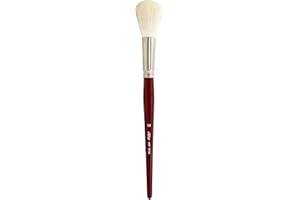 Silver Brush Limited - Pinceau Rond Blanc 5518S Silver Mop pour l'huile, l'acrylique et l'aquarelle - Manche Court - Taille 20