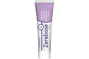 Zeroderma Zerobase Emollient Cream 50g, Softens Moisturises And Protects Dry Skin, Helps Restore The Skin Barrier