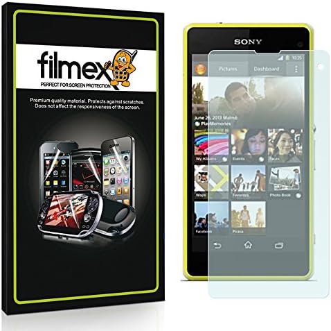 3 x Filmex Screen Protectors for Sony Xperia Z1 Compact (D5503) - Anti Glare (Matte), Premium Quality Japan PET material, Installation Kit, Lifetime Warranty