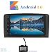 Produktbild Hi-azul Android 8.0 Car Autoradio, Dash 8-Core 64Bit RAM 4G ROM 32G Car Radio 9" Autonavigation Kopfeinheit Car Audio für Mercedes-Benz ML/GL Serie (mit Glasfaser-Decoder)